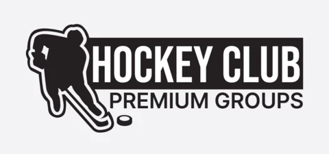 Modello di logo per club di hockey