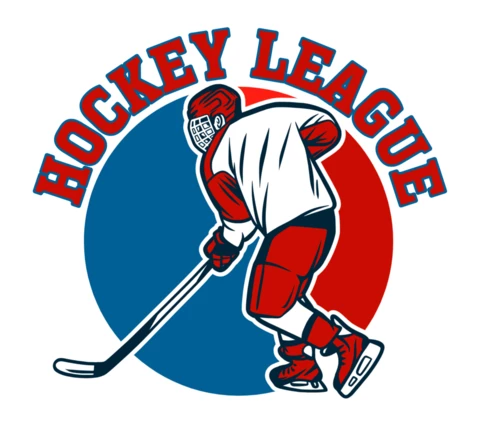 Hockey League Logo Design Template