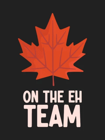 Canada Maple Leaf T-shirt Template Design