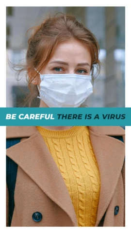 Medical Health Care Advertising Instagram Story Design Template