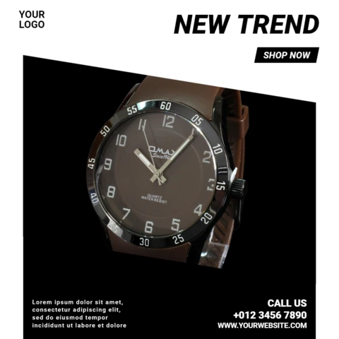 Elegant Minimalist Instagram Ad Post Design Template