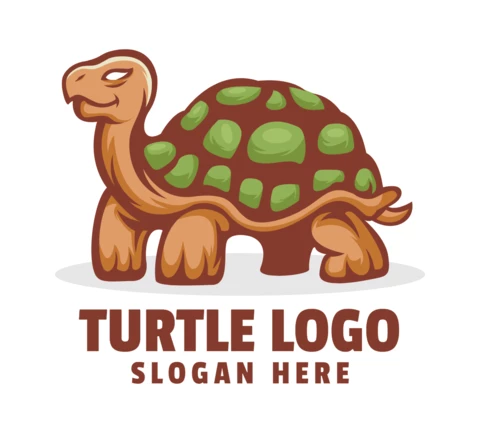 Modello di progettazione del logo della tartaruga