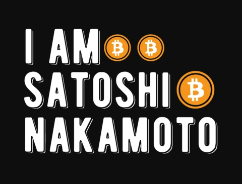 I Am Satoshi Nakamoto Essential Bitcoin T-Shirt Template