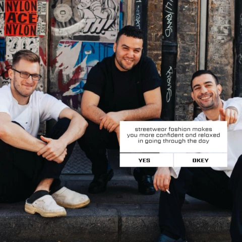 Modello di design per post sui social media di moda moderna
