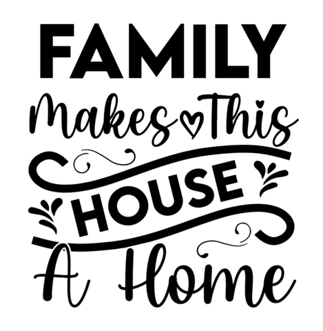 La famille fait de cette maison un foyer modèle de t-shirt
