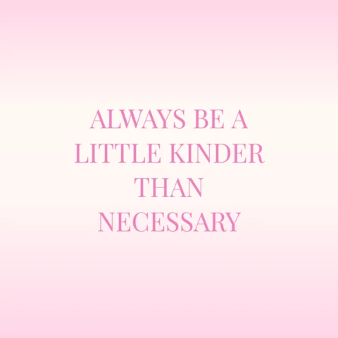 Kindness reminder quote instagram post design template