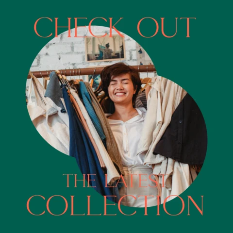 Fashion Vintage Ad Instagram Post Design Template