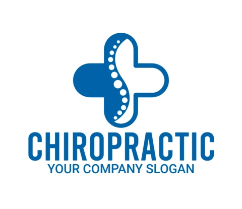 Designvorlage für medizinisches Chiropraktik-Logo