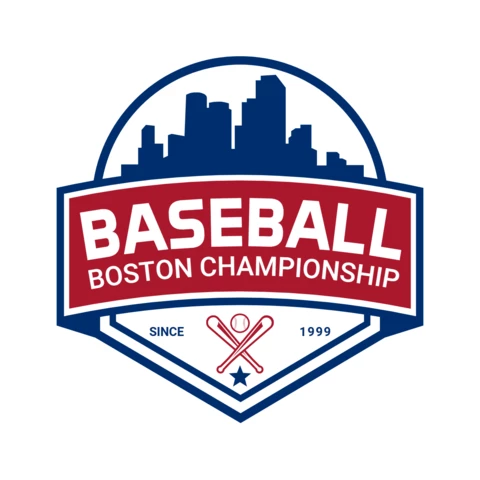 Baseball Boston Championship Sports Logo Design Template