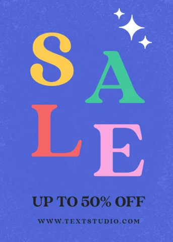 Colorful Sale Announcement Template for Eye-Catching Promotions