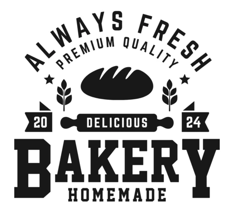 Fresh and Premium Bakery Logo Design Template