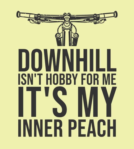 Mountain Bike Handle Vintage T-shirt Design Template