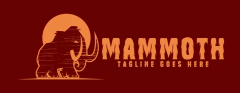 Mammoth Logo Design Template