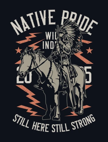 Native Pride T-shirt Design Template