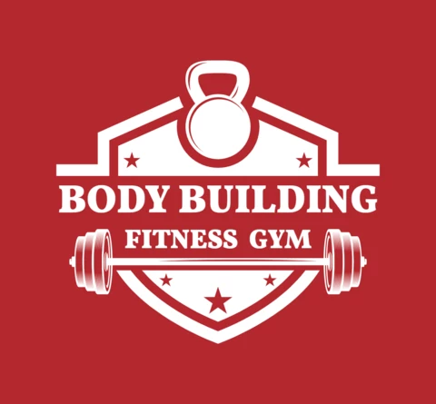 Body Building Fitness Gym Logo Design Template