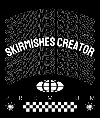 Dynamisches Typografie-Grafikdesign-Template für Merchandising