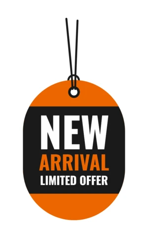 Nieuwkomer label verkoop banner ontwerpsjabloon