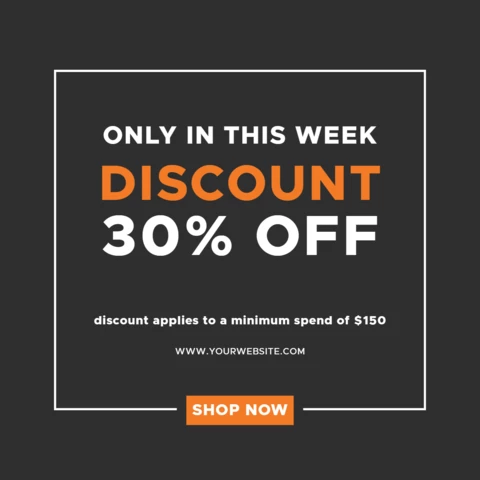 Sale Banner For Instagram Post Template Design