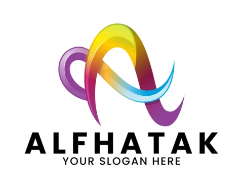 Gradient Colorful Stylish Logo Design Template