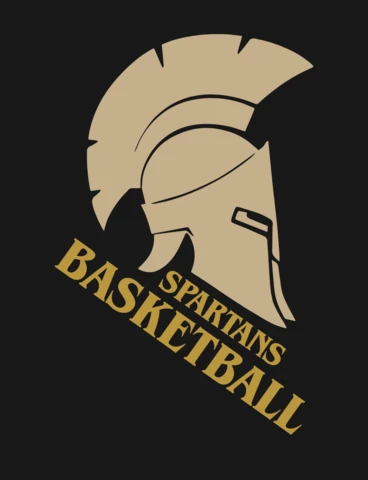 Modèle de basket-ball des Spartans pour les produits dérivés de l'équipe