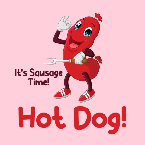 Modèle de hot-dog amusant pour les fêtes d'enfants