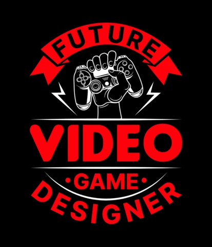 Future Video Game Designer T-shirt Design Template
