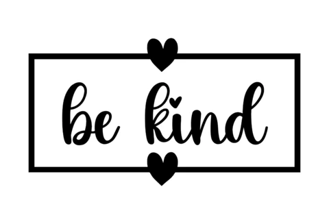 Be Kind Motivational T-Shirt Design Template