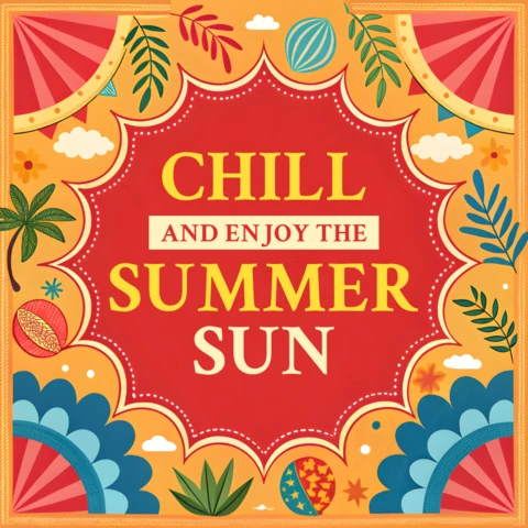Vibrant Summer Fun Design Template for Festive Celebrations
