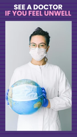 Purple Basic Advertisement Instagram Story Post Design Template