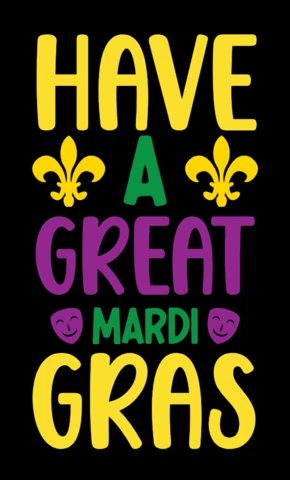 Colorful Mardi Gras Celebration Design Template for Festive Events