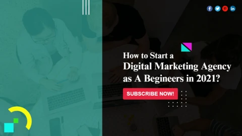 Marketing digital canal youtube thumbnail post design template
