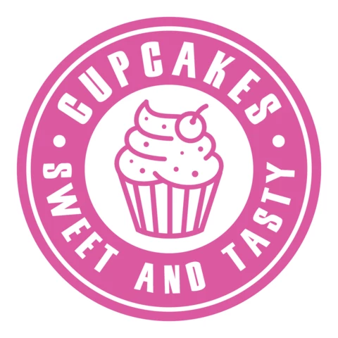Modèle de logo sucré et savoureux