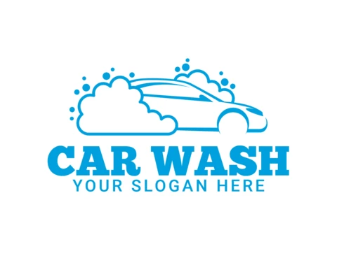 Car Wash Service Logo Design Template
