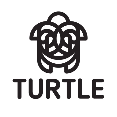 Plantilla de diseño de logotipo de tortuga