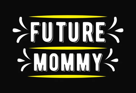 Future Mommy T-Shirt Design Template