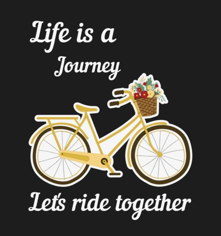 Life Is a Journey T-shirt Design Template