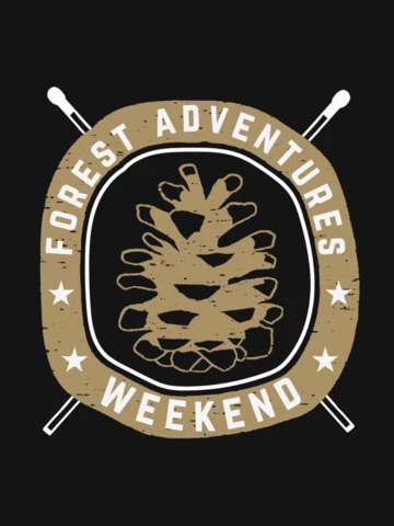 Forest Adventures Weekend T-shirt Template Design