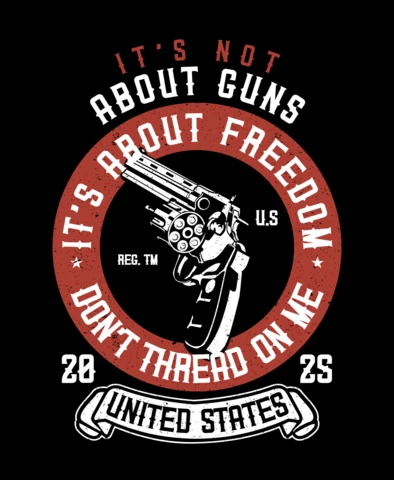 Não se trata de armas modelo de design de camiseta