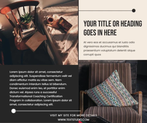 Modern Multi-Section With Chic And Elegant Layout Post Design Template