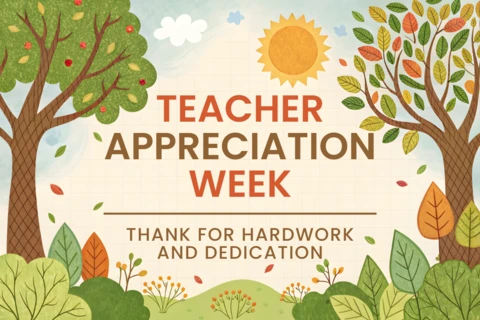 Whimsical Teacher Appreciation Week Design Template for Celebrating Educators