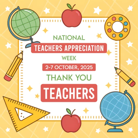 Colorful Teacher Appreciation Week Design Template for Editable Celebrations