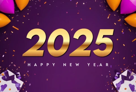 Modèle d'invitation pour une fête de fin d'année