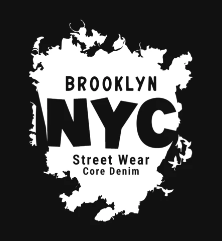 Brooklyn NYC Street Wear T-Shirt Design Template