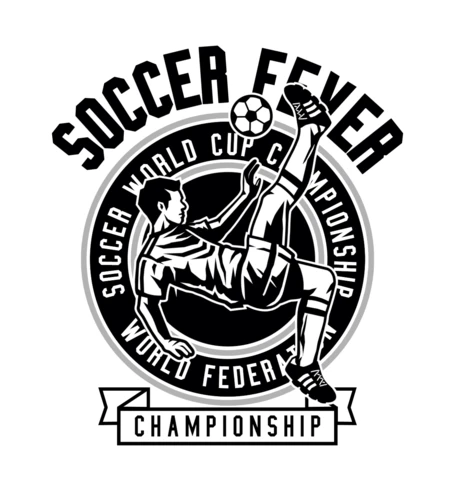 Plantilla de diseño de camiseta de campeonato de fútbol