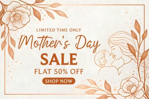 Elegant Floral Mother's Day Sale Template Design – Limited Time Offer