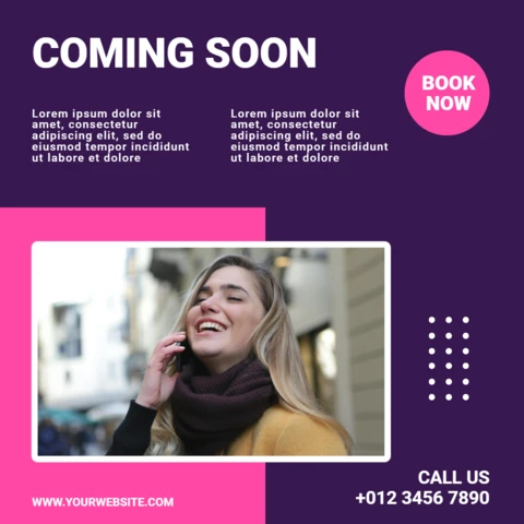 Coming Soon Commercial Fashion Instagram Post Design Template