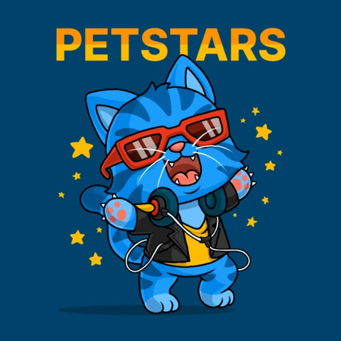 Plantilla de diseño de petstars para proyectos divertidos y creativos