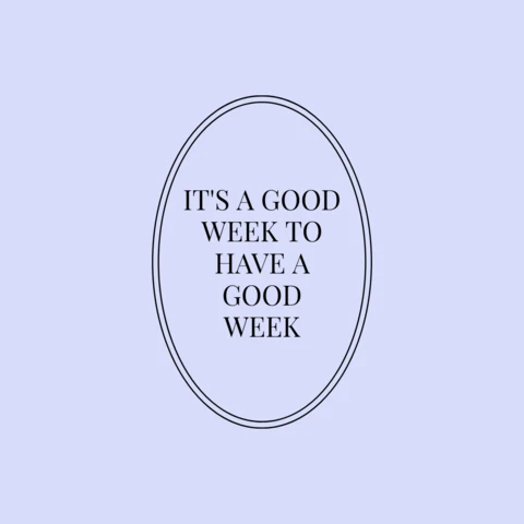 Good Week Motivational Quote Instagram Post Design Template