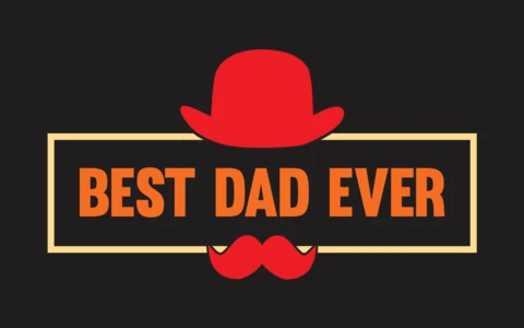 Best Gentleman Dad Ever T-shirt Design Template