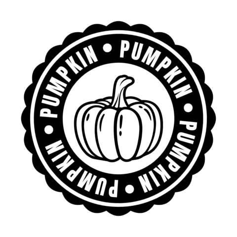 Pumpkin Logo Design Template